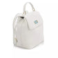 White Polyethylene Women Backpack