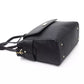 Black Polyethylene Women Handbag