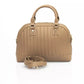 Beige Polyethylene Women Handbag