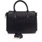 Black Polyethylene Women Handbag