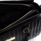 Black Polyethylene Women Handbag