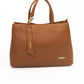 Brown Polyethylene Women Handbag