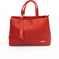 Red Polyethylene Women Handbag