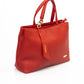 Red Polyethylene Women Handbag