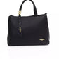 Black Polyethylene Women Handbag