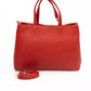 Red Polyethylene Women Handbag