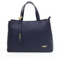 Blue Polyethylene Women Handbag