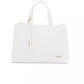 White Polyethylene Women Handbag