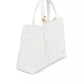 White Polyethylene Women Handbag