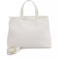 White Polyethylene Women Handbag