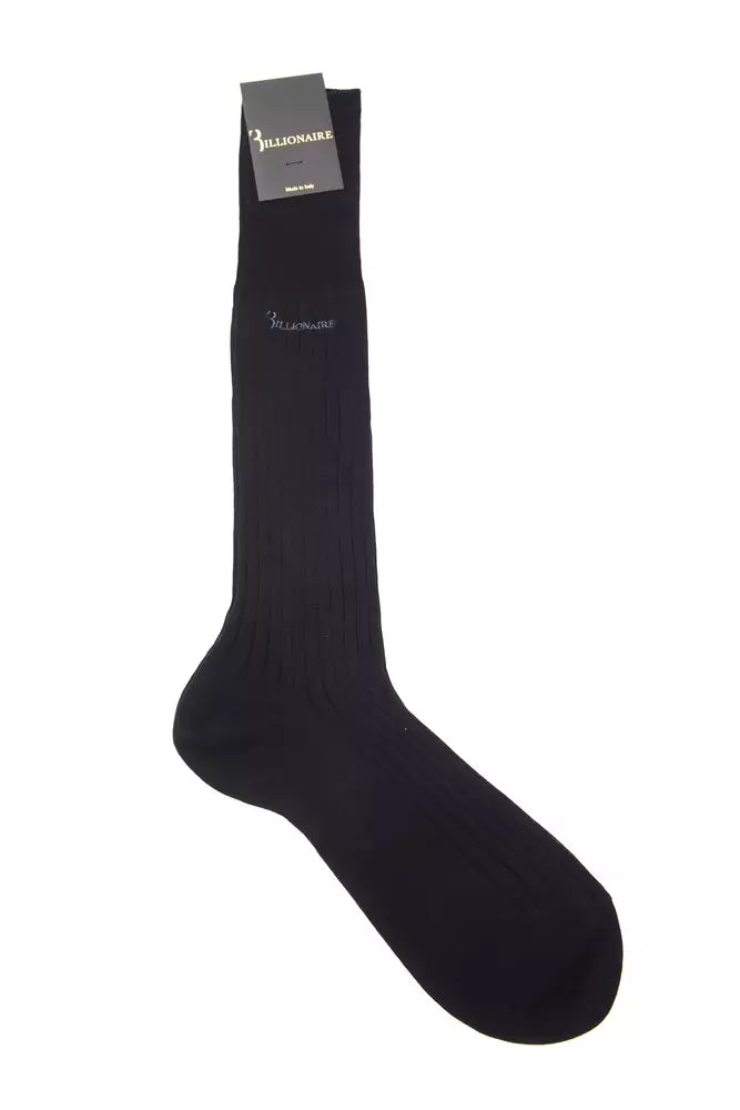 Blue Cotton Men Sock