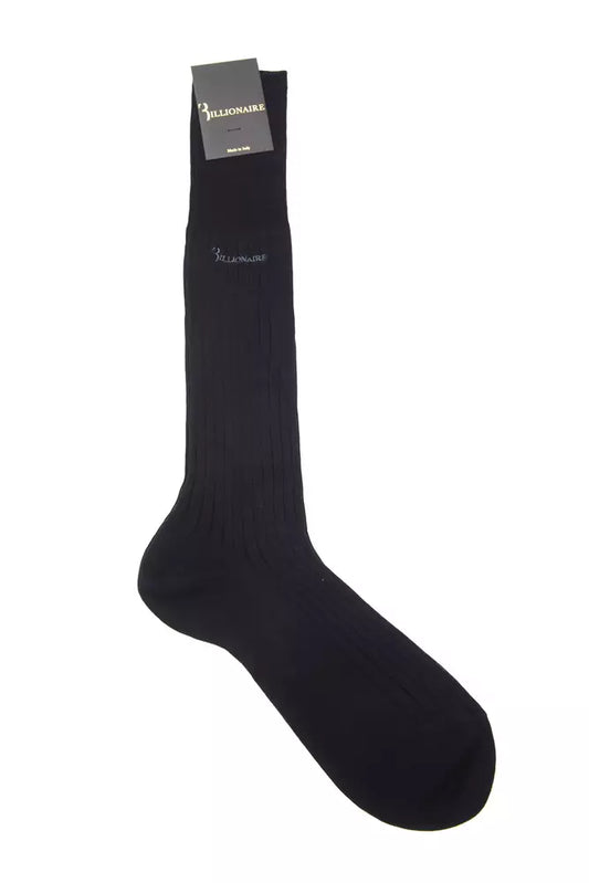 Blue Cotton Men Sock