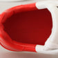 Elegant White & Red Leather Sneakers