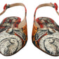 Chic Multicolor Flat Slingbacks