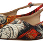 Chic Multicolor Flat Slingbacks
