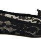 Elegant Black Lace Flat Shoes
