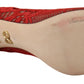 Radiant Red Lace Taormina High Heels