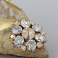 Radiant Gold Lace Crystals Heels