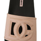 Chic Pink Slide Sandals - Authentic Italian Luxury