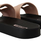 Chic Pink Slide Sandals - Authentic Italian Luxury