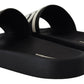 Chic Monochrome Slide Sandals