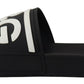 Chic Monochrome Slide Sandals