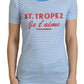 Exclusive Striped Crew Neck Cotton Tee