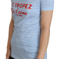 Exclusive Striped Crew Neck Cotton Tee