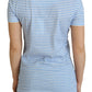 Exclusive Striped Crew Neck Cotton Tee