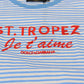 Exclusive Striped Crew Neck Cotton Tee