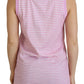 Exclusive Pink Striped Sleeveless Cotton Top