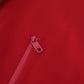 Elegant Red Full Zip Sweater