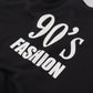 Chic Black Cotton Crewneck Sweatshirt
