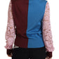 Elegant Multicolor Lace Pullover Sweater