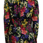 Silk Stretch Multicolor Turtleneck Sweater