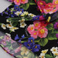 Silk Stretch Multicolor Turtleneck Sweater