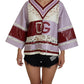Elegant Multicolor V-Neck Pullover Sweater