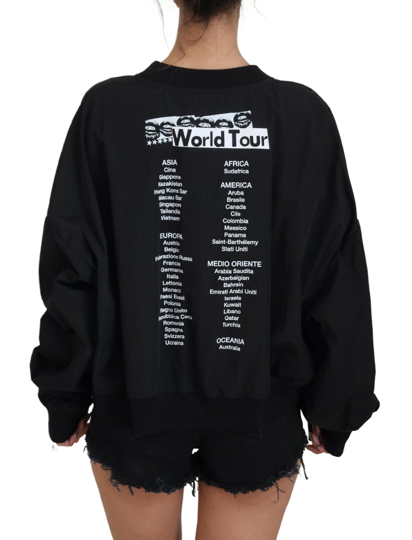 Elegant Black Crewneck Pullover Sweater