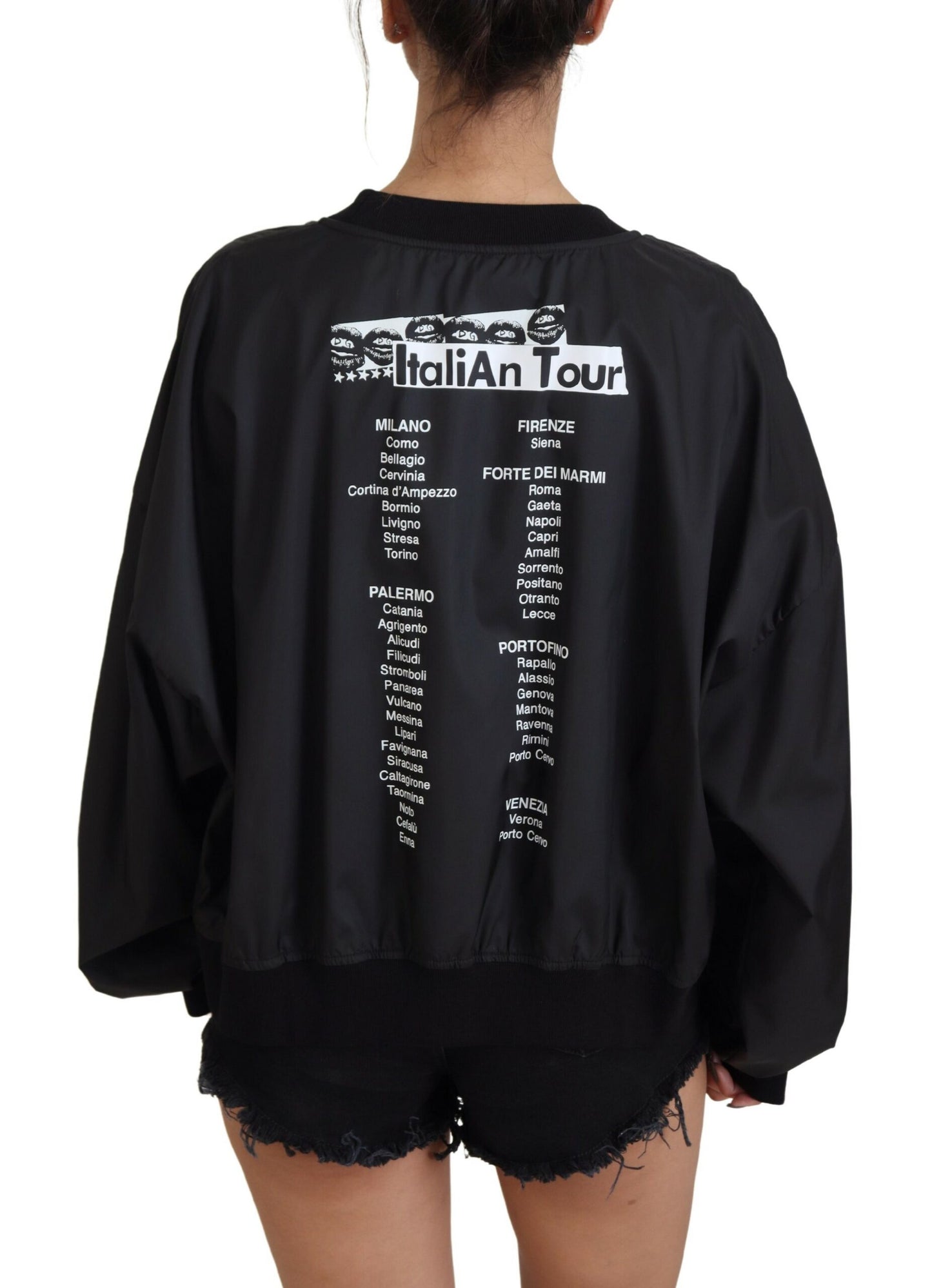 Chic Black Crewneck Pullover Sweater