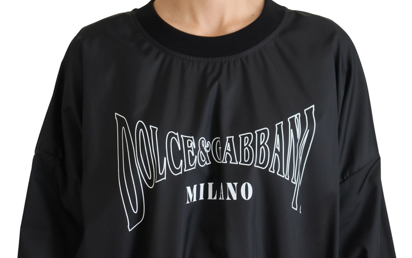 Chic Black Crewneck Pullover Sweater