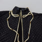 Elegant Full Zip Sweater with Pearl Embellishment