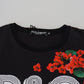 Elegant Floral Cotton Blouse Top