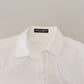 Elegant White Button-Up Cotton Top