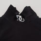 Sleek Black Sleeveless Cotton Tank