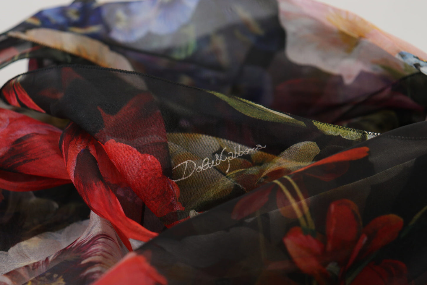 Elegant Floral Silk Long Sleeve Blouse Top