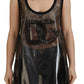 Elegant Sleeveless Nylon Tank Top