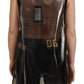 Elegant Sleeveless Nylon Tank Top