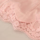 Elegant Sheer Lace Sleeveless Blouse in Pink