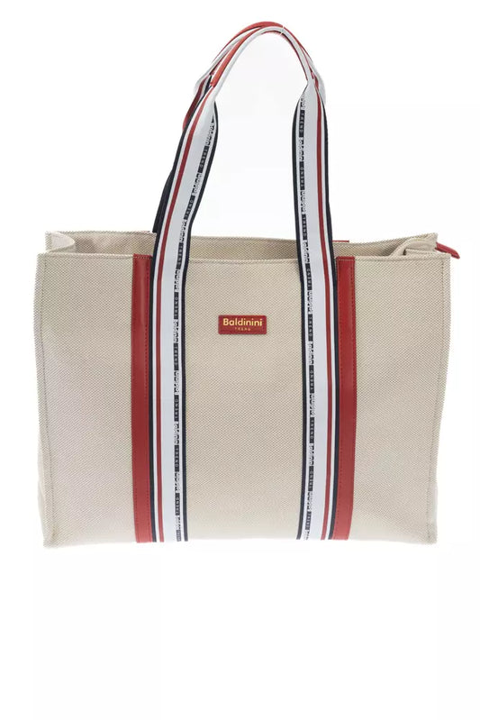 White Polyethylene Women Crossbody Bag