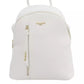 White Polyethylene Women Backpack